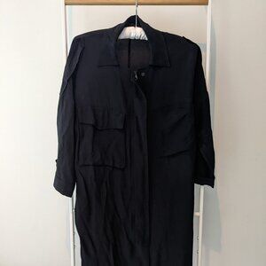 All Saints Black Shirt Dress (Size US 2)